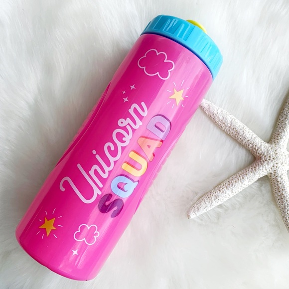 ZAK! Unicorn Squad Squeeze Top Water Bottle - Picture 1 of 3